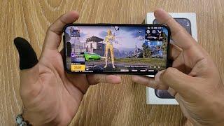 iPhone 15 Pro 120 FPS/ PUBG TEST HANDCAM GAMEPLAY ️MAX SETTING!!