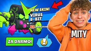 Nie uwierzysz JAK ONI ODEBRALI Virusa 8-Bita ZA DARMO w BRAWL STARS POGROMCY MITÓW