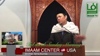 Tadzkirah sunday Morning lead by Brother Terra Kurnia at Masjid IMAAM CENTER  USA