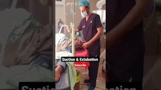 Making the patient ready for Extubation , #suction #cardiac #ot #anesthesia