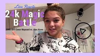 Liza Reacts: 24k Magic sing off, Conor Maynard vs. Alex Aiono