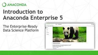 Introduction to Anaconda Enterprise 5