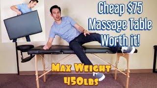 Cheap $75 Portable Massage Table by BestMassage | Is it Worth It? (How to Assemble & Pack Up)