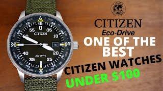 Citizen Eco-Drive Military Watch Under $100 Review (4K)