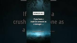 If you have a crush on someone as a teenager.... Psychology Facts #shorts #psychologyfacts #fyp