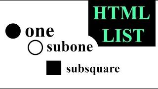 How to Add Dots, White Dots, AND Black Squares to HTML LISTS