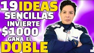 19 IDEAS SENCILLAS PARA GENERAR INGRESOS CON POCO DINERO