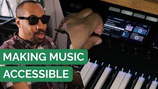 How a blind producer uses a DAW - with Andre Louis