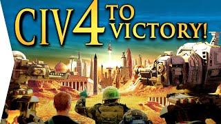 Actual Victory In Civilization 4... How I Play & Win!