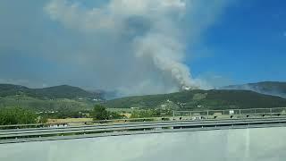 Canader in azione - loc. Poreta -Spoleto-(Umbria), 18/7/2024.