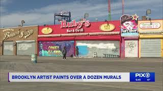 Brooklyn artist looks to beautify with murals