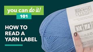 How to Read a Yarn Label