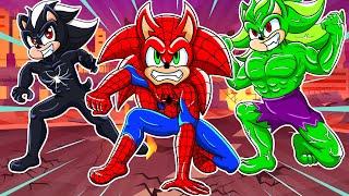 SUPERHERO vs ANTI-HERO! Sonic Spider-Man 2 Will Rescue the World! | Sonic Story