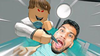 ESCAPE FROM EVIL DENTIST IN ROBLOX [ SCARY OBBY ]