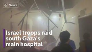 Israel military captures ‘dozens’ in Gaza hospital raid