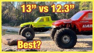 12.3 vs 13 Wheelbase Comparison with Vanquish VRD and JConcepts Megalithics