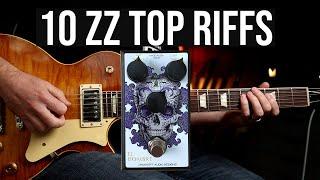 10 ZZ Top Riffs | J Rocket Audio Designs El Hombre Overdrive Pedal Demo