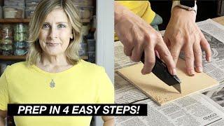 HOW TO PREPARE WOOD FOR MOSAIC | Easy Step-by-Step Process