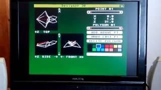 3D modelling/rendering in VideoScape 3D on Amiga with 14MHz 68k