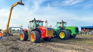 Fendt 942 vs. Claas Axion 940 | Versatile vs JD |  X. Zákányszéki TraktorShow 2024 - Erőhúzások