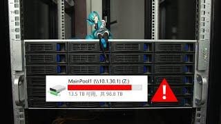 My File Server is Running Out of Capacity, With Only A Dozen TB Left!!【Wing】