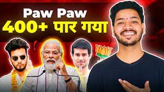 Dhruv Rathee Vs Bjp Final Result Roast || 400+ पार नहीं हुआ paw paw || Ashutosh Jha Thought's