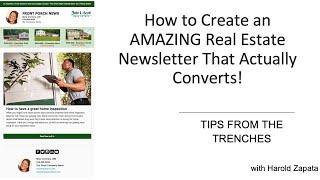 How to Create an amazing Real Estate Newsletter that Converts | HomeSmart Marketing Services