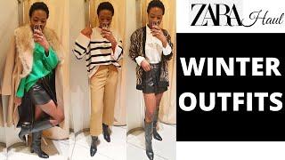 DRESSY WINTER OUTFITS | HUGE ZARA WINTER HAUL | CALL ME HILDAGLOSH