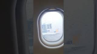 Rainy window view before takeoff to Thailand  #airasia #incheonairport #korea #trip #2025 #winter