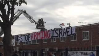 Anti-war protest at Shenstone factory