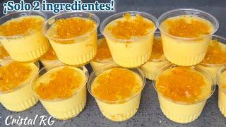 Postre de 2 ingredientes para vender fácil y delicioso