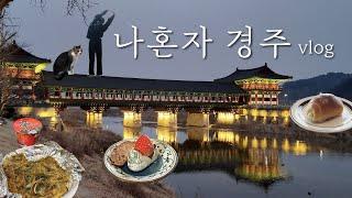 나혼자 경주여행 Vlog *｡˚ 경주 소품샵 • 혼술 •  맛집추천 • 경주카페 • 경비