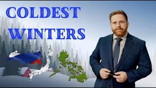 Coldest winters in East Asia, Japan, Philippines & Russia