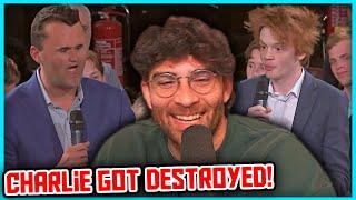 Charlie Kirk Debates Children In Hope Of Finally Winning | Hasanabi Reacts