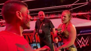 Ronda Rousey TROLLED ME at WWE LIVE EVENT!! 