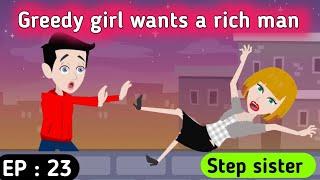 Step sister part 23 | English story | Learn English | Animated stories | Sunshine English