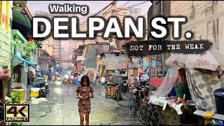 Exploring Infamous Delpan Street in San Nicolas Manila Philippines [4K]