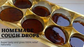 Homemade all natural cough drops