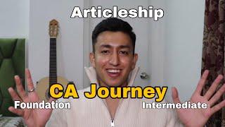 My CA Journey | Chartered Accountancy | Part 1