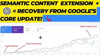 An AI Semantic SEO Tool + ChatGPT = Helped Me Get Recover & 3X My Website's Traffic! Here's How!