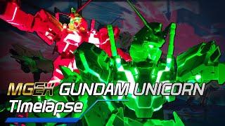 Master Grade EXTREME Gundam Unicorn Build Timelapse - The Beast of Possibility is Unleashed!