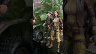 GIJOE Classifed General Hawk on his ATV hasbro pulse action figure recondo cover girl! #shorts