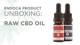 Meet our RAW CBD hemp oil: Product unboxing | Endoca©