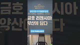 금호리첸시아 특별 할인분양 #역세권신축 #할인분양아파트