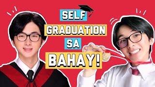 FIRST FILIPINO VLOG: DIY GRADUATION SA BAHAY | Evan Tan