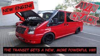 Our Transit V8 gets a bigger, more powerful V8!