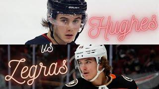 Who's Better? Jack Hughes vs Trevor Zegras