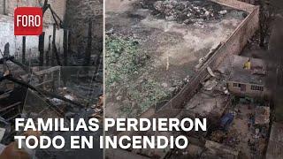 Vecinos afectados por incendio en Valle de Chalco - Expreso de la Mañana