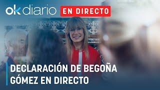  Declaración de Begoña Gómez, EN DIRECTO: la esposa de Pedro Sánchez ante el juez