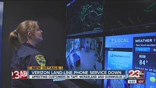 Verizon landline phone service down